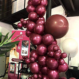 Christmas Gift 103pcs/Set Rose Gold Burgundy Balloons Garland Arch Kit Confetti Balon Birthday Baby Shower Wedding Anniversary Party Decoration