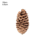 1-10pcs Natural Dried Plants Pine Cone Acorn Artificial Flower For DIY ChristmasScrapbooking Garland Wreath Wedding Decoration