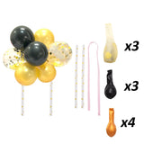 10PCS/PACK 5 Inch Balloon Cake Topper Metallic Confetti Latex Balons For Birthday Baby Shower Wedding Jungle Party Decoration