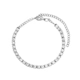 New Bling Dragon Crystal Tennis Chain Anklet for Women Fashion Gold Silver Color Rhinestone Anklet Foot Chain Jewelry Wholesale