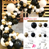 Back to school decoration  Cifeeo  169 Pcs Balloons Garland Wreath Metallic Confetti Balloon DIY Wedding Backdrop Arch Kit Baby Shower Birthday Party Decoration