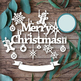 Cifeeo  Merry Christmas Ball Cutting Dies Scrapbooking Metal Embossing DIY Stencil Album Paper Cards Decorative Crafts