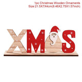 Christmas Gift Wooden Christmas Ornament Navidad 2022 Merry Christmas Decor For Home Natal Cristmas Decor Xmas Gifts Happy New Year 2023