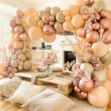 Rose Gold Balloon Arch Garland Kit Wedding Birthday Baloon Birthday Party Decor Kids Baby Shower Latex Confetti Ballon