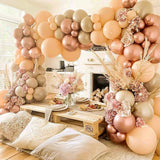 Rose Gold Balloon Arch Garland Kit Wedding Birthday Baloon Birthday Party Decor Kids Baby Shower Latex Confetti Ballon