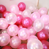 100 Pieces Metal Balloons Pink Ballon Birthday Party Supplies Wedding Decoration Baby Shower Helium Balls Air Confetti Balloons