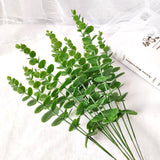 Artificial Eucalyptus Leaves Stems Eucalipto Branches Artificial Fake Plants for Wedding Shooting Prop Home Decoration Garland