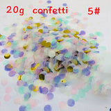 Cifeeo  2Pcs Multicolor Paper Scrap Foil Confetti Salute Confetti Holding Pusher Tube Birthday Party Christmas Anniversary Wedding Decor