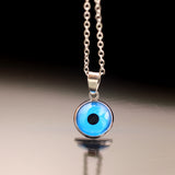 Back To School  1PC Blue Glass 30mm Evil Eye Pendants Necklace For Women Men Turkey Evil Eyes Lucky Necklace Choker Jewelry Accessories