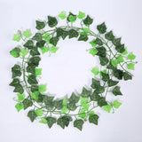 210CM Artificial Fake Vine Ivy Plant Silk Green Leaf Artificial Leaves For Festival Wedding Party Home Decoration Wall Hanging