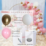 Cifeeo 1Set  Balloon  Decorations Balloon Garland Gold White Latex Balloon First Choice for Choose Yourself  Available Frozen