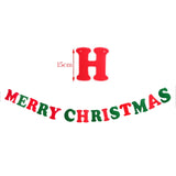 Christmas Decorations Red Merry Christmas Porch Sign Xmas Hanging for Home door Banner Ornaments New Year Navidad noel 2020decor