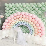 100pcs 5/12inch Macaron Latex Balloons Pastel Rainbow Ballon Birthday Party Decorations Kids Baby Shower Colorful Wedding Globos