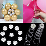 Christmas Gift Balloon Accessories Balloon Chain Flower Clips Christmas DIY Balloon Clips Party Decoration Birthday new year Balloons balony
