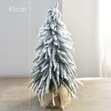 Christmas Gift Christmas Tree DIY Decorations For Home Mall Hotel Artificial Snowflake Cedar Pine Cone Trees Party Wood Xmas Hanging Ornaments