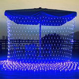 1.5x1.5M 3x2M 6x4M LED Net Mesh Fairy String Light Window Curtain Christmas Fairy Light Wedding Party Holiday Garland Light