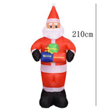 Christmas Gift Christmas Inflatables Tree Airblown Santa Claus Climbing Tree Chased by Puppy Dog Lighted for Home Outdoor Yard Lawn Decorations