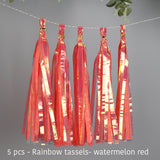 Back to college decoration   Cifeeo  Wedding Decoration Iridescent Paper Tassel Garland For Mermaid Baptism Birthday Baby Shower Decorations Unicorn Party