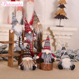 PATIMATE Christmas Decoration Forest Long Legged Elf Doll Merry Christmas Decorations For Home  Navidad Gifts New Year