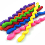 Cifeeo  10/20/30Pcs Screw Twisted Latex Balloon Spiral Thickening Long Balloon Bar KTV Party Supplies Strip Shape Balloon Inflatable Toy