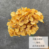 Artificial Hydrangea Flowers Wedding Home Autumn Decoration High Quality Big Bouquet Luxury Fake Flower Arrangement  Home Decore