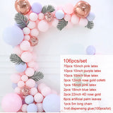 Christmas Gift White Chrome Gold Wedding Birthday Balloon Garland Arch Kit Bachelorette Engagements Anniversary Decoration Balloon Backdrop Diy