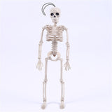 Plastic Lifelike Human Bones Skeleton Horror New Year Halloween Decoration Halloween Christmas Animal Crow Skeleton Decoration