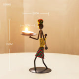 Home Decoration Accessories Creative Candle Holder Iron Kitchen Restaurant Romantic Candlestick Christmas Halloween Bar Party