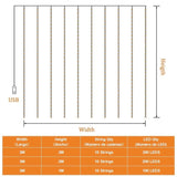 Cifeeo LED String Lights Christmas Decoration Remote Control USB Wedding Garland Curtain 3M Lamp Holiday For Bedroom Bulb Outdoor Fairy