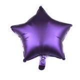 Star Shape Foil Balloon Matte Metal Aluminum Film Balloon For Birthday Party Backdrop Wedding Decoration Kid Gift