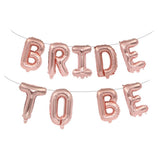 Wedding Decorations Rose Gold Bride to be Letter Balloon Engagement Hen Party Decor Bridal Shower Bachelorette Party Supplies