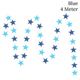 WEIGAO Blue One Foil Balloons Set First Birthday Decor One Year Old Number Balloons Baby Shower Boy 1st Birthday Decor Supplies