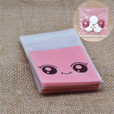 100Pcs Christmas Cookie Candy Package Gifts Bag DIY Self Adhesive OPP Bags For Xmas Home Party Packing Decoration Baking Supply