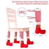 PATIMATE Christmas Chair Foot Cover Merry Christmas Decorations For Home  Christmas Ornaments Navidad Natal Gift New Year