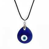 Back To School  1PC Blue Glass 30mm Evil Eye Pendants Necklace For Women Men Turkey Evil Eyes Lucky Necklace Choker Jewelry Accessories