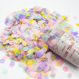 Cifeeo  2Pcs Multicolor Paper Scrap Foil Confetti Salute Confetti Holding Pusher Tube Birthday Party Christmas Anniversary Wedding Decor