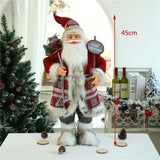 Christmas Gift christmas decorations for home Christmas Dolls Santa Claus Toys Xmas Figurines Christmas Gift for Kid Red Xmas Tree Ornament