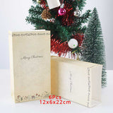 Christmas Gift Merry Christmas Candy Boxes Bags Christmas Santa Snowman Gift Box Paper Box Gift Bags Container Supplies Natal Noel Kerst 2021