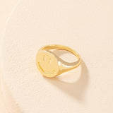 Smile Ring Luxury Spring Fine Lucky Jewelry Rings for Women