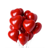 10 Inch Matt Heart Shaped Pomegranate Red Latex Balloon Double Layer Round Globos Lover Proposal Wedding Party Decors Supplies