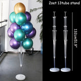 Cifeeo  Gender Reveal Balloons Column Holder Question Balloon Stand Boy or Girl Gender Reveal Party Decoration Baby Shower Supplies