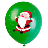 10pcs red/green Santa Xmas Tree christmas balloons gift new year party latex balloon christmas decorations for home navidad 2021