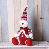 Christmas Gift 2021 Christmas Party Decoration Dolls Christmas Decoration for Tree Santa Claus Snowman Toys Figurines Decorazioni