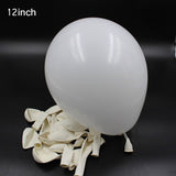 Valentine's Day White Latex Balloons Happy Birthday Balloon Wedding Decoration Inflatable Helium Balloon Kids Baby Shower ballon