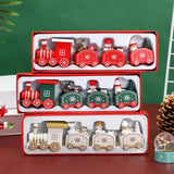 Wooden Little Train Marry Christmas Decoration for Home Christmas Ornaments Navidad Noel Xmas Gifts 2022 Happy New Year 2023