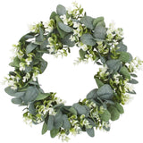 Christmas Gift Eucalyptus wreath Artificial plants Background Wall window decorative Wedding party supplies Gifts Diy Christmas home decoration