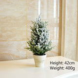 Christmas Gift Christmas Tree DIY Decorations For Home Mall Hotel Artificial Snowflake Cedar Pine Cone Trees Party Wood Xmas Hanging Ornaments