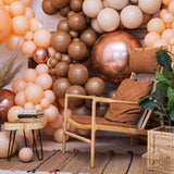 100p 50p 10p 18inch 10inch 5inch Coffee Brown Balloons Wedding Balloons Decoration Birhtday Balloons Arch Party Supplies Globos