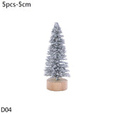 Christmas Gift Fake Pine Tree Mini Artificial Christmas Tree Mini Sisal Tree Miniature Tree Christmas Party Photo Prop For Christmas Ornament