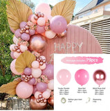 Rose Apricot Macaron Balloon Garland Arch Kit Wedding Birthday Party Decoration Confetti Latex Balloons For Girls Baby Shower